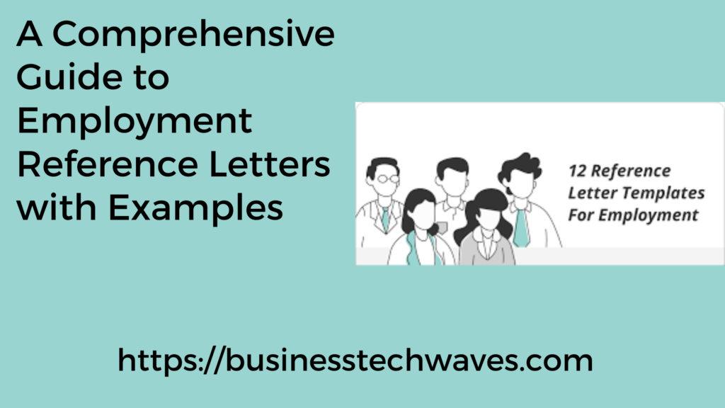 employment reference letters examples