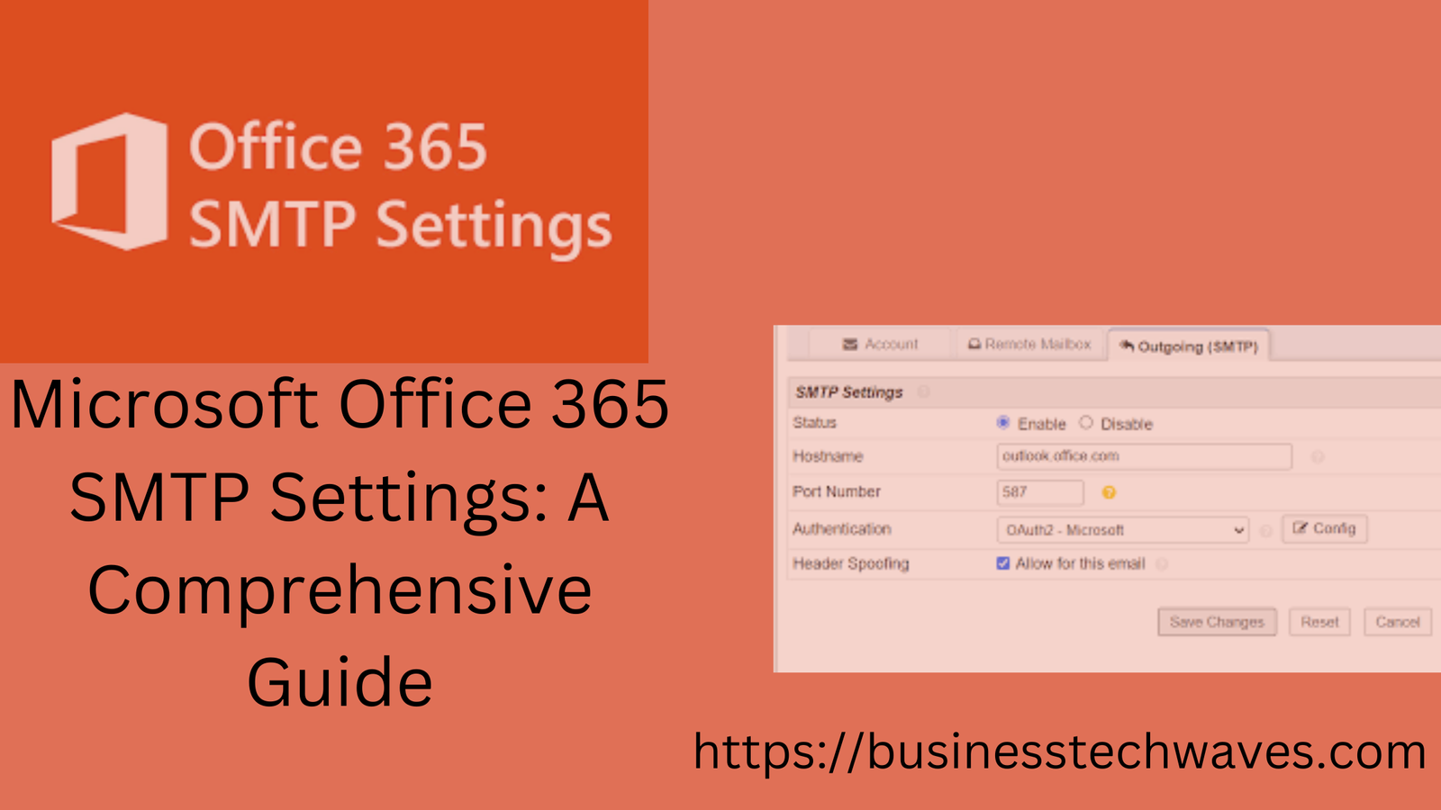 Microsoft o365 SMTP Settings: A Comprehensive Guide